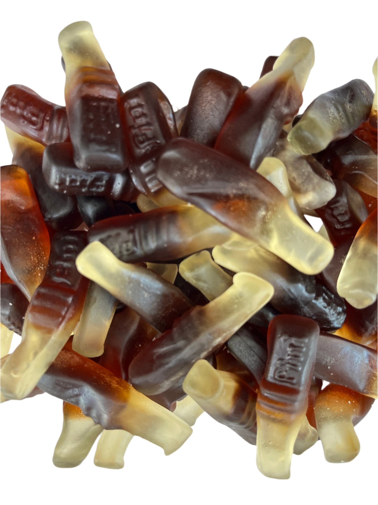 Clear Cola Bottle Gummies